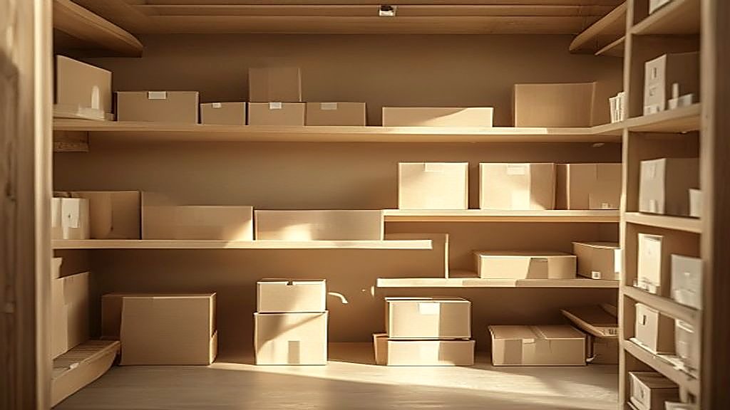 Inventory shelving at NSF Global
